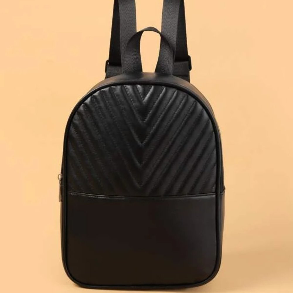 New quilted chevron backpack